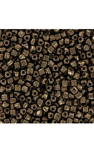 Miyuki triangle beads 10/0 Metallic dark bronze TR10-457